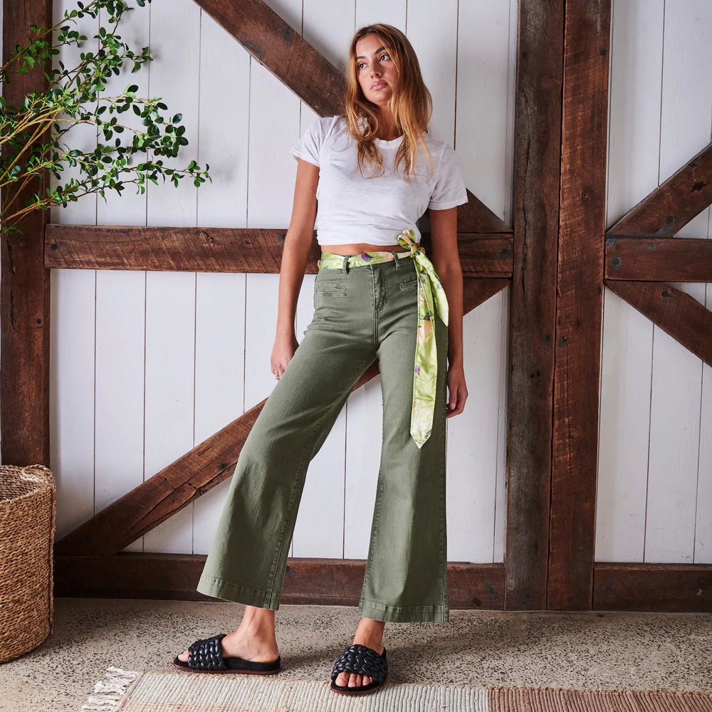 FREYA JEAN - Khaki JEANS Kireina