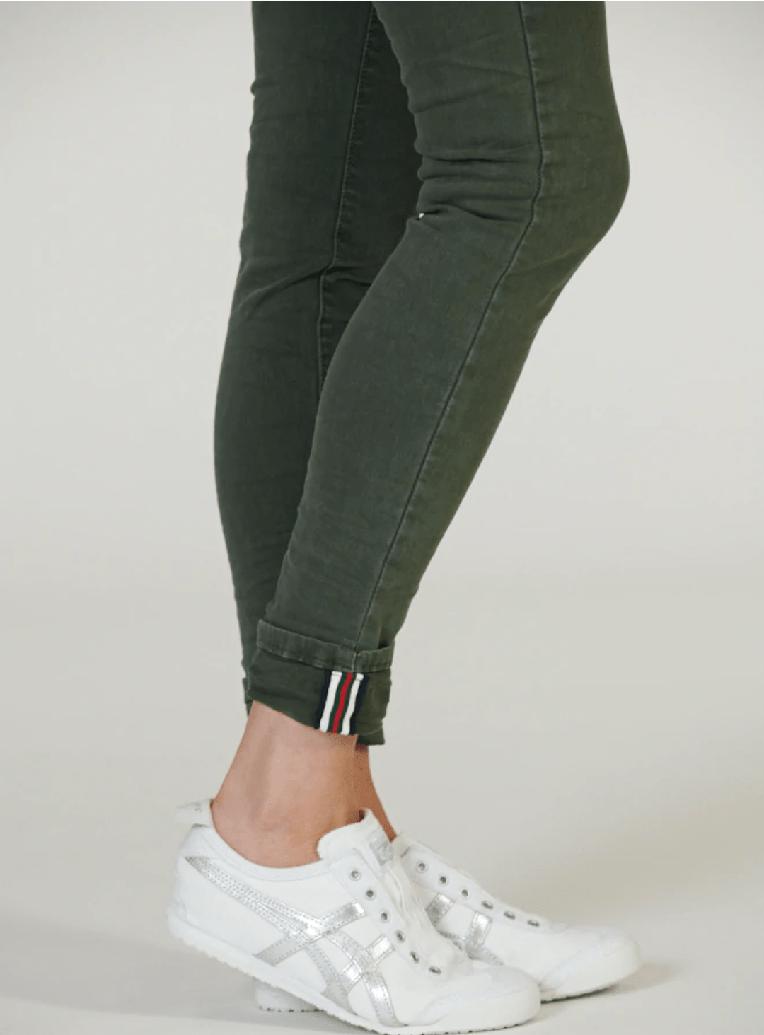Italian Star Polo Denim Jean - Khaki Jean Italian Star