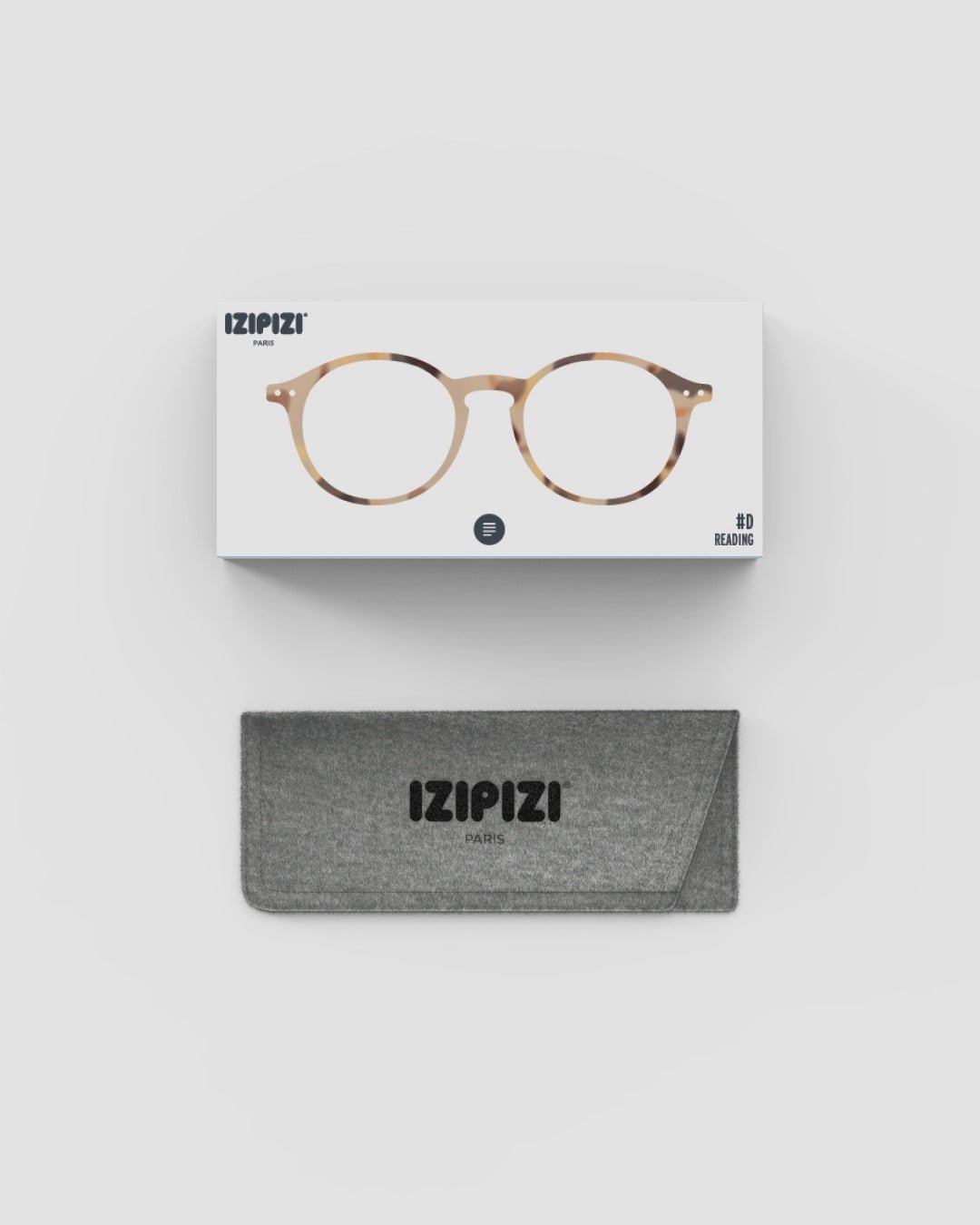 Izipizi: Reading Collection D - Light Tortoise reading Glasses Reading Glasses IZIPIZI