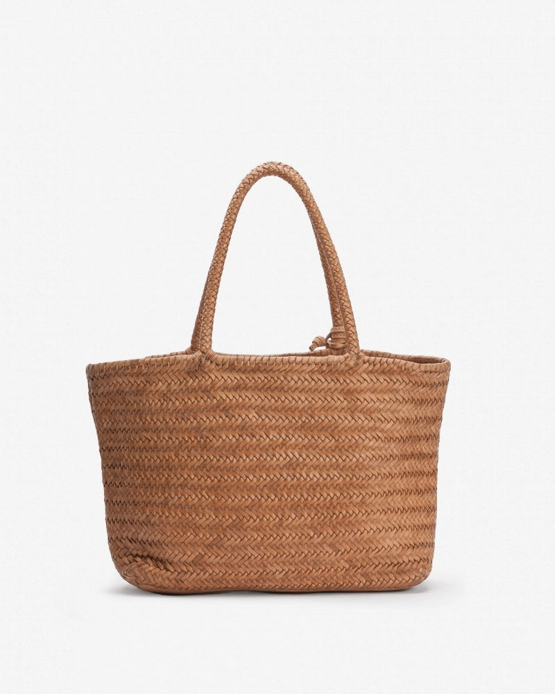 Biba Leather Shopper Bag Perkins  - Brown / Tan / Black / Camel Handbags, Wallets & Cases Biba Camel  