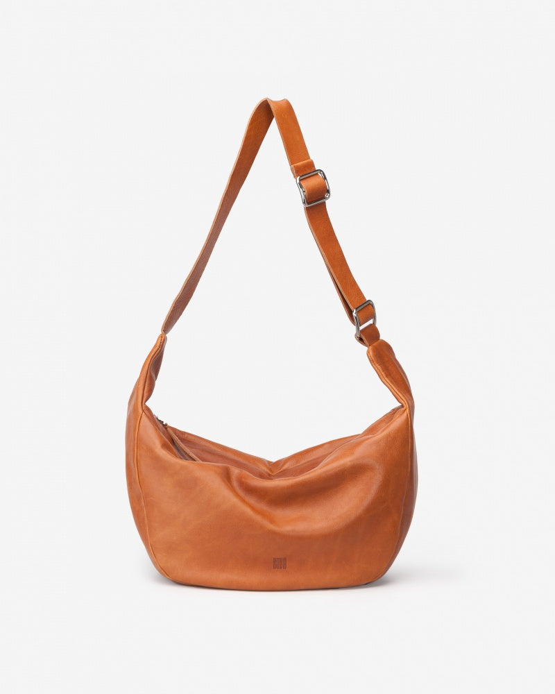 Bolso Biba Leather Hobo Bag - Tan Handbags Biba   