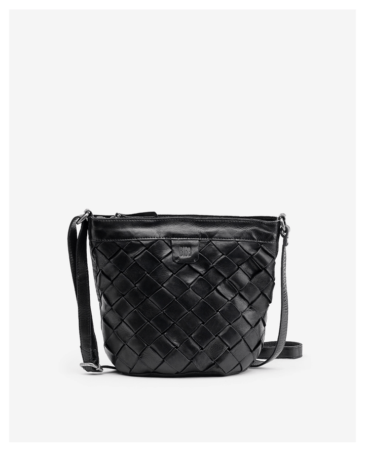 Lewisberg Leather Cross Body Bag - Tan / brown / Black LEI2L Handbags, Wallets & Cases Biba Black