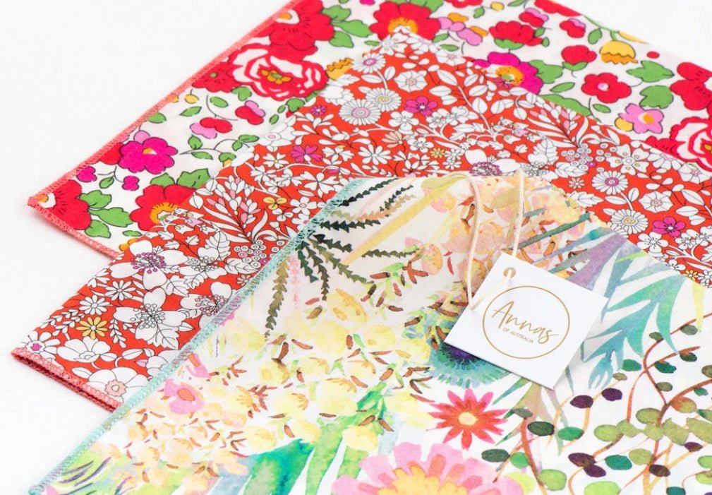 Liberty Ladie’s Hankerchief - Liberty Print Accessories Annas of Australia