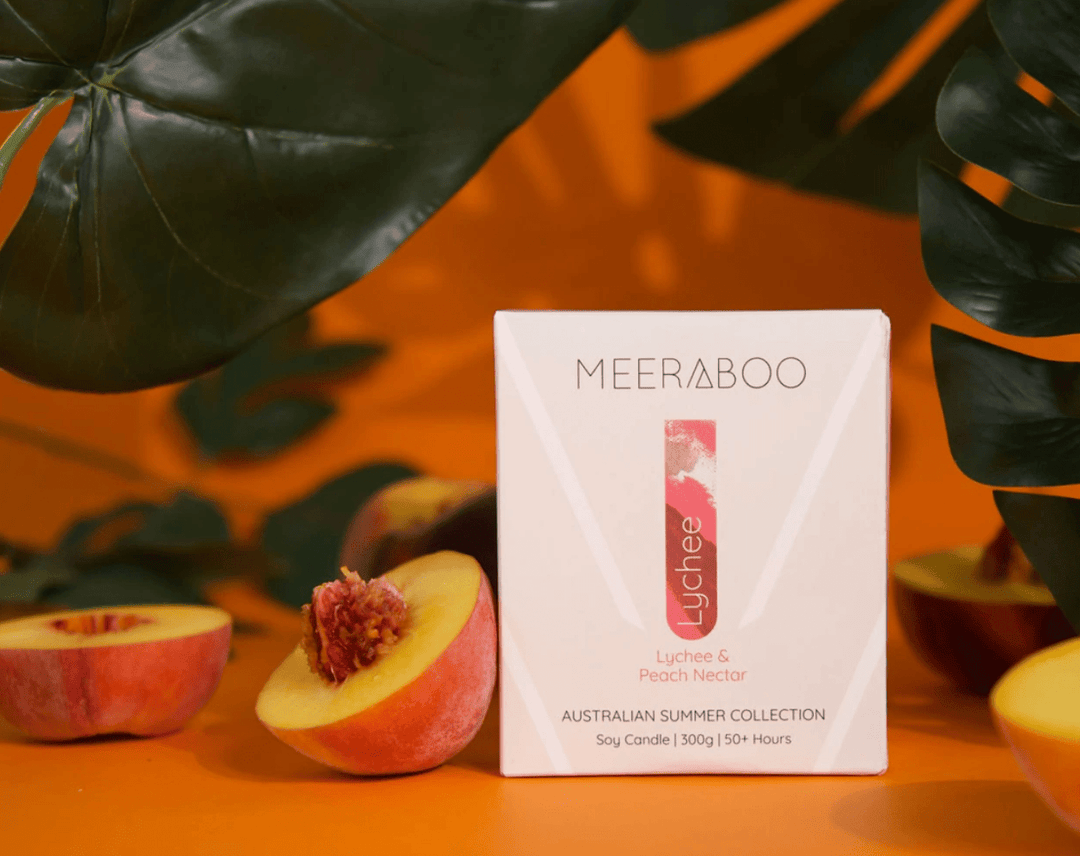 Meeraboo Soy Candle - Lychee Candles Meeraboo