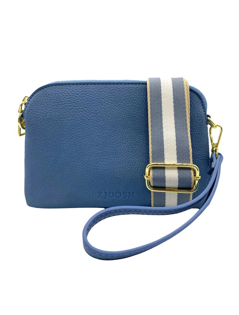 Missy Hugo Cross Body bag - Dusty Blue Handbags zjoosh