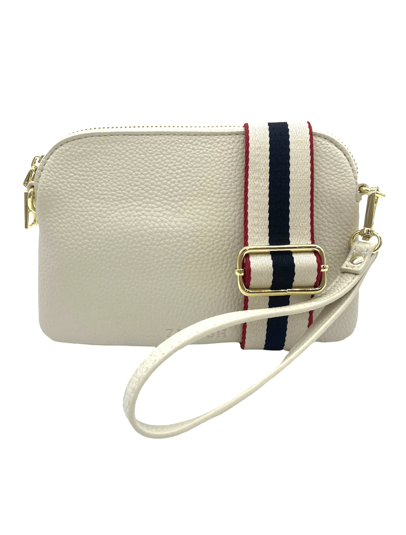 Missy Hugo Cross Body bag - Ecru Handbags zjoosh