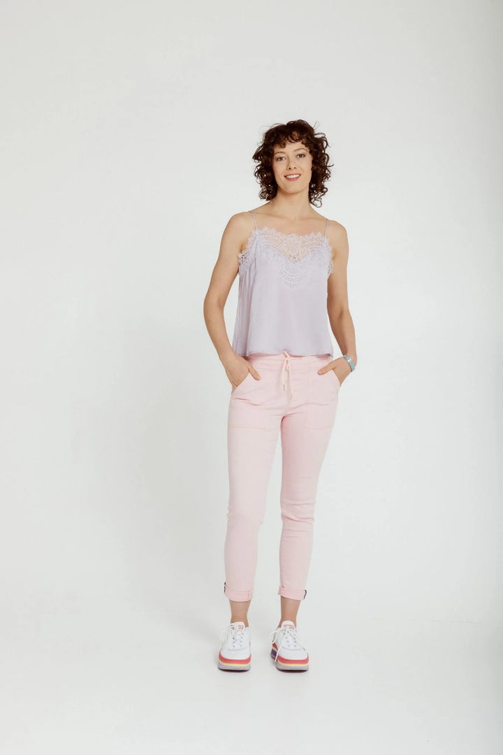 NEW LONDON HOPE JOGGERS - 5 colours Bottoms New London Jeans Small Pink