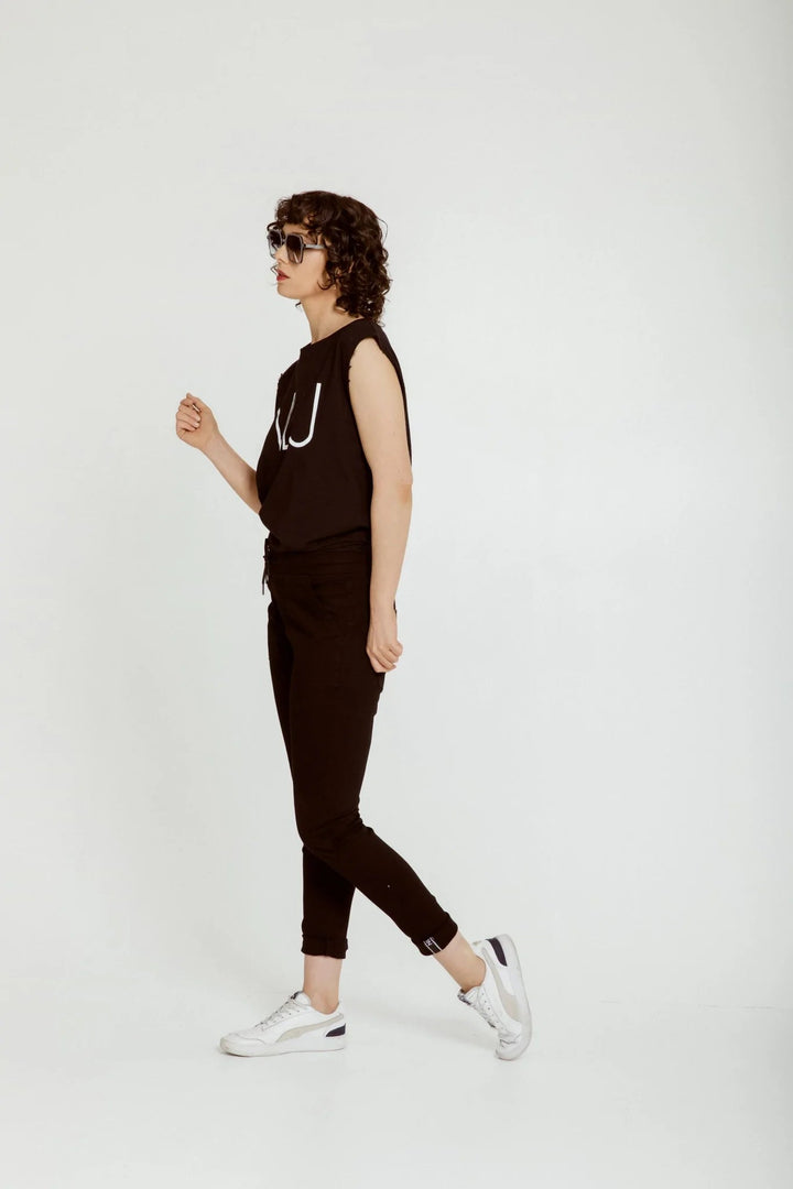 NEW LONDON HOPE JOGGERS - 5 colours Bottoms New London Jeans Medium Black