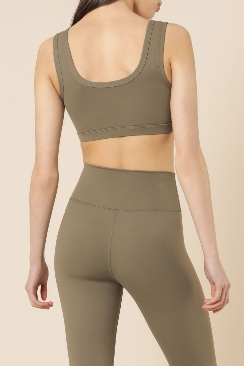 Nude Lucy Active Top - OLIVE activewear nude lucy