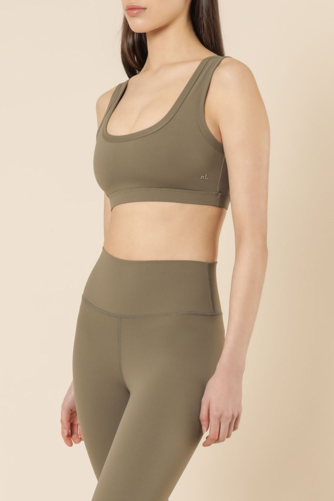 Nude Lucy Active Top - OLIVE activewear nude lucy