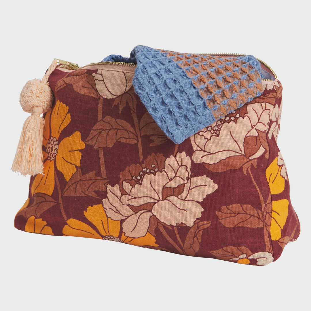 Sage and Clare BENITA COSMETIC BAG Cosmetic & Toiletry Bags Sage & Clare   