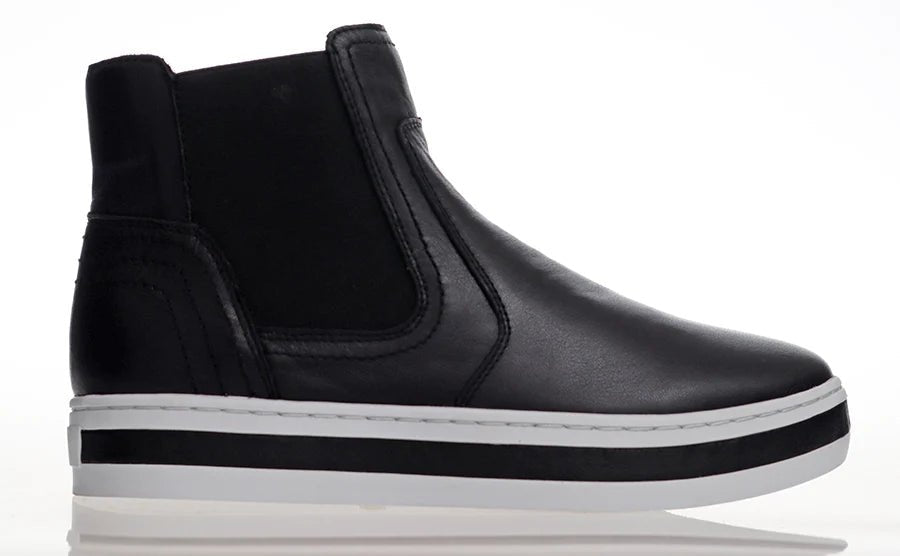 Prickle Boot Black Leather boots Alfie & Evie