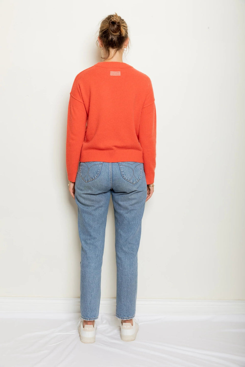 Remi Rib detail Knit - Scarlet knits Bande Studio