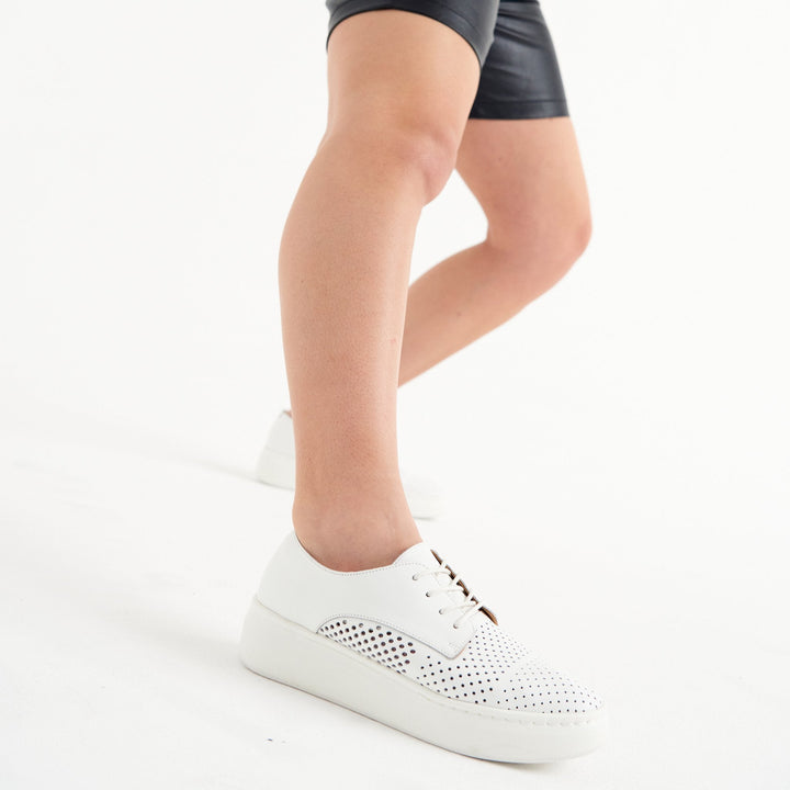 Rollie Derby City Punch White Shoes Rollie