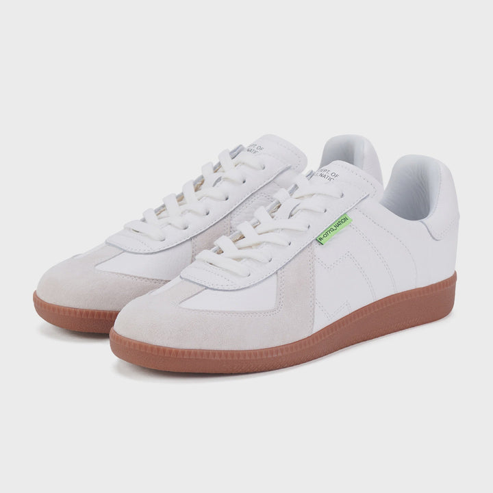 Rollie Pace Classic White Gum Shoes Rollie