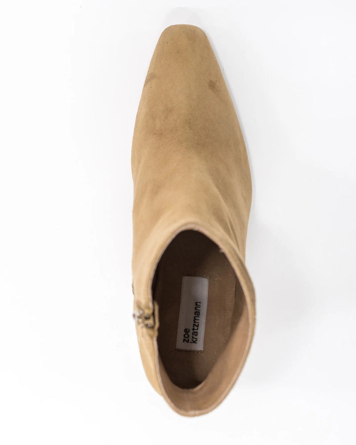 Rouge Boot - Gingerbread Suede Shoes Zoe Kratzmann