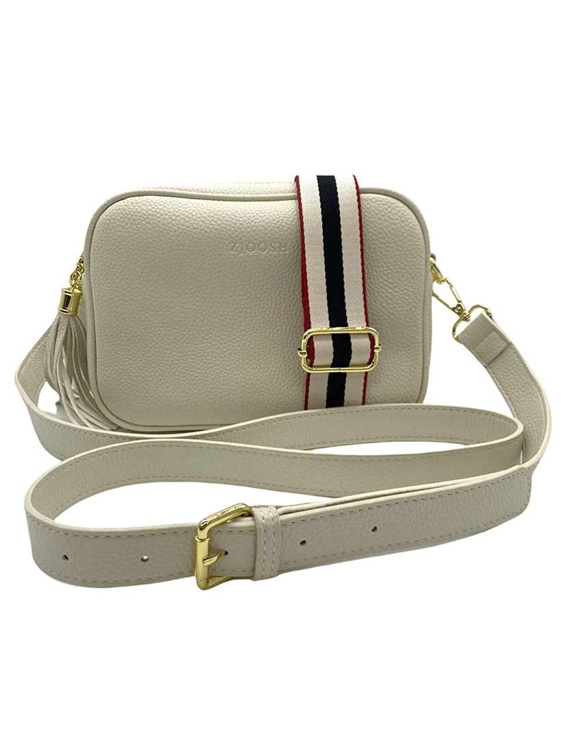 Ruby Crossbody Bag - Ecru Handbags zjoosh
