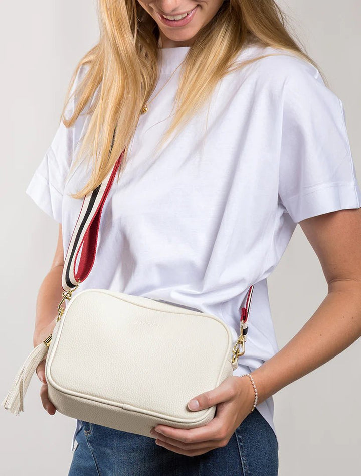 Ruby Crossbody Bag - Ecru Handbags zjoosh