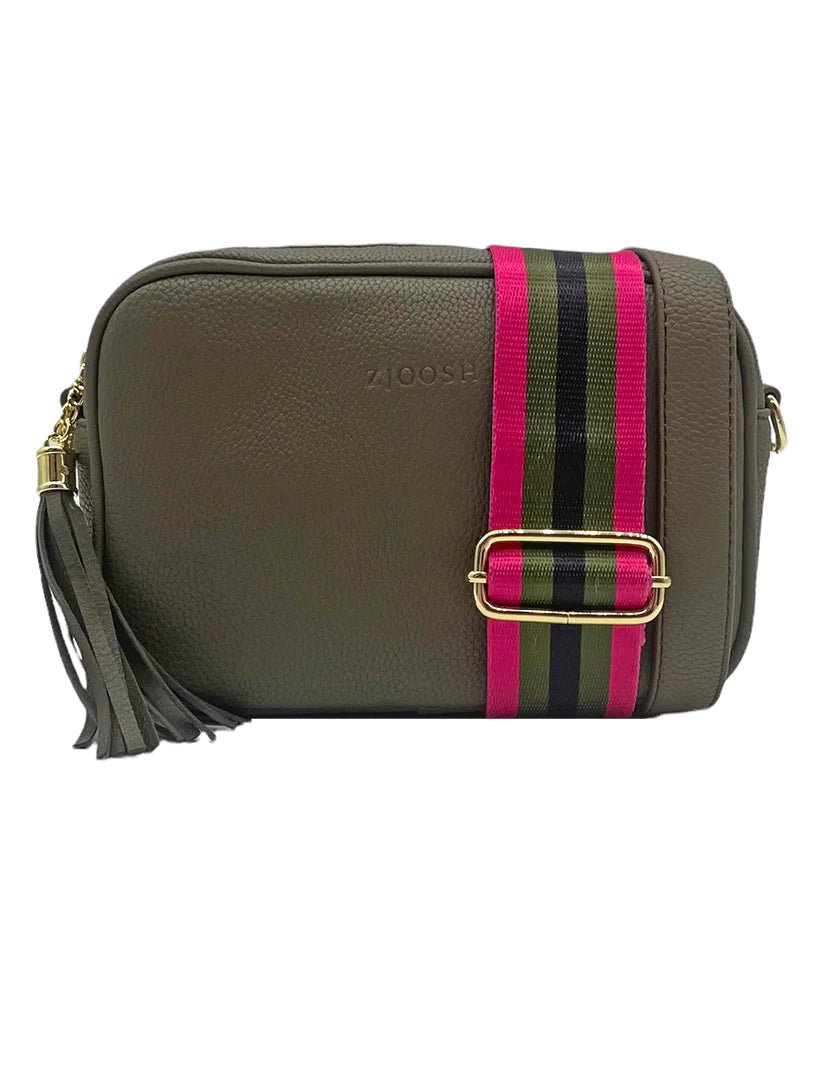 Ruby Crossbody Bag - Khaki Handbags zjoosh
