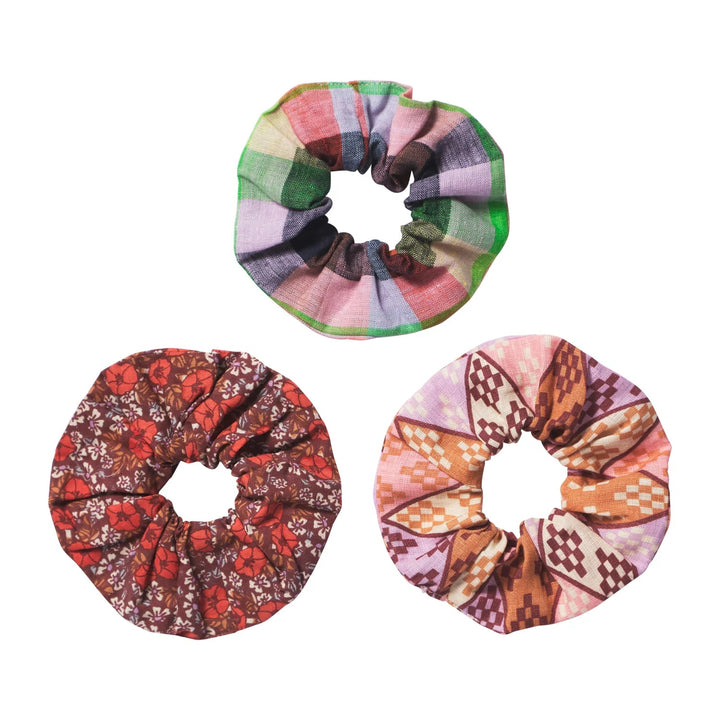 Sage & Clare Florentine hair Scrunchie - Set of 3 hair accessories Sage & Clare
