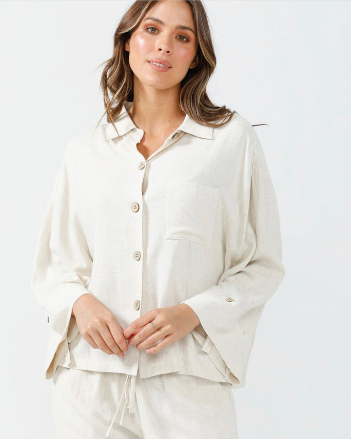 Stay at Home Winter Set Pyjamas - Oatmeal sleepwear Homelove