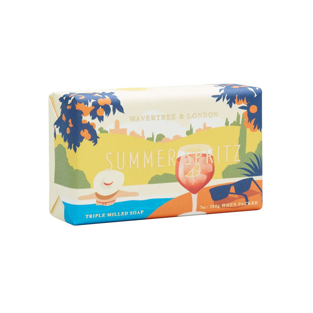 Summer Spritz cocktail Soap soap Wavertree & London