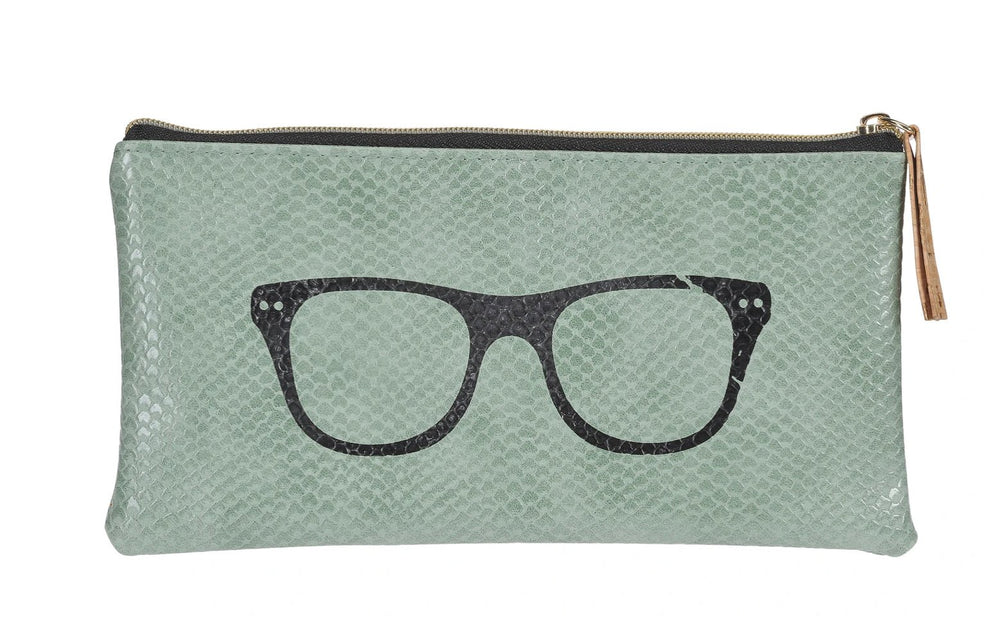 Sunglasses Case - Snakeskin Pouch Sunglasses and Glasses Sticks and Sparrow