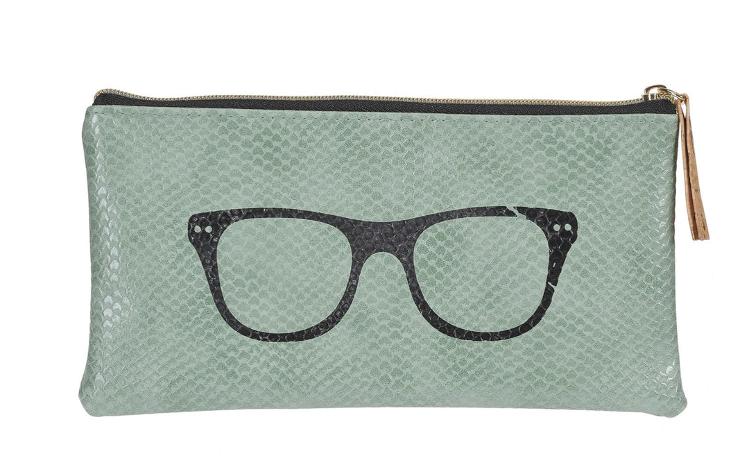 Sunglasses Case - Snakeskin Pouch Sunglasses and Glasses Sticks and Sparrow