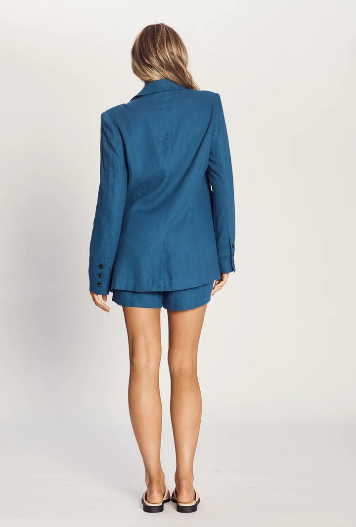 The Linen Blazer - Washed Indigo Jacket We are the Others