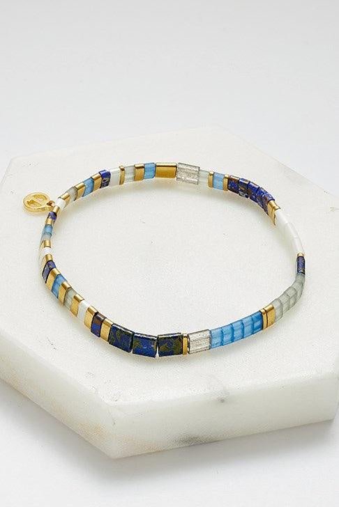 Tile Bracelet Navy bracelet Zafino Jewellery