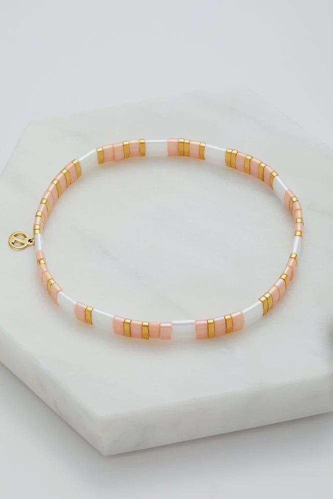 Tile Bracelet PINK bracelet Zafino Jewellery
