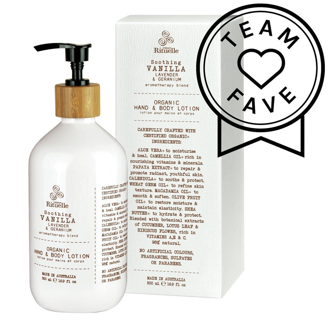 Urban Rituelle 500m lHand and Body Lotion - Vanilla Candles Urban Rituelle