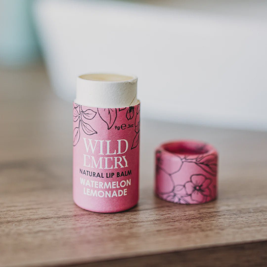 Watermelon Lemonade Natural Lip Balm Lip Care Wild Emery Pty Ltd
