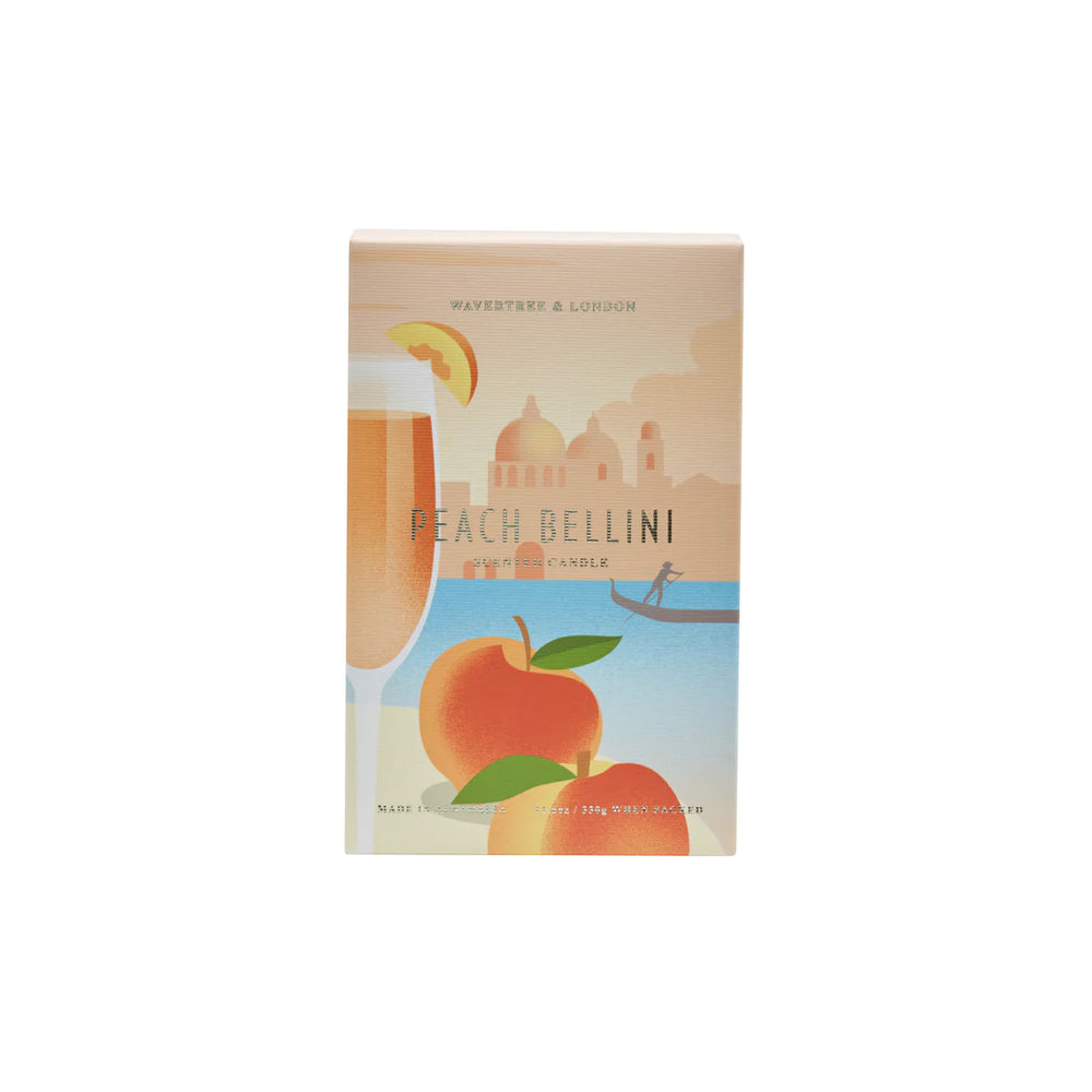 Peach Bellini Candle Candles Wavertree & London   