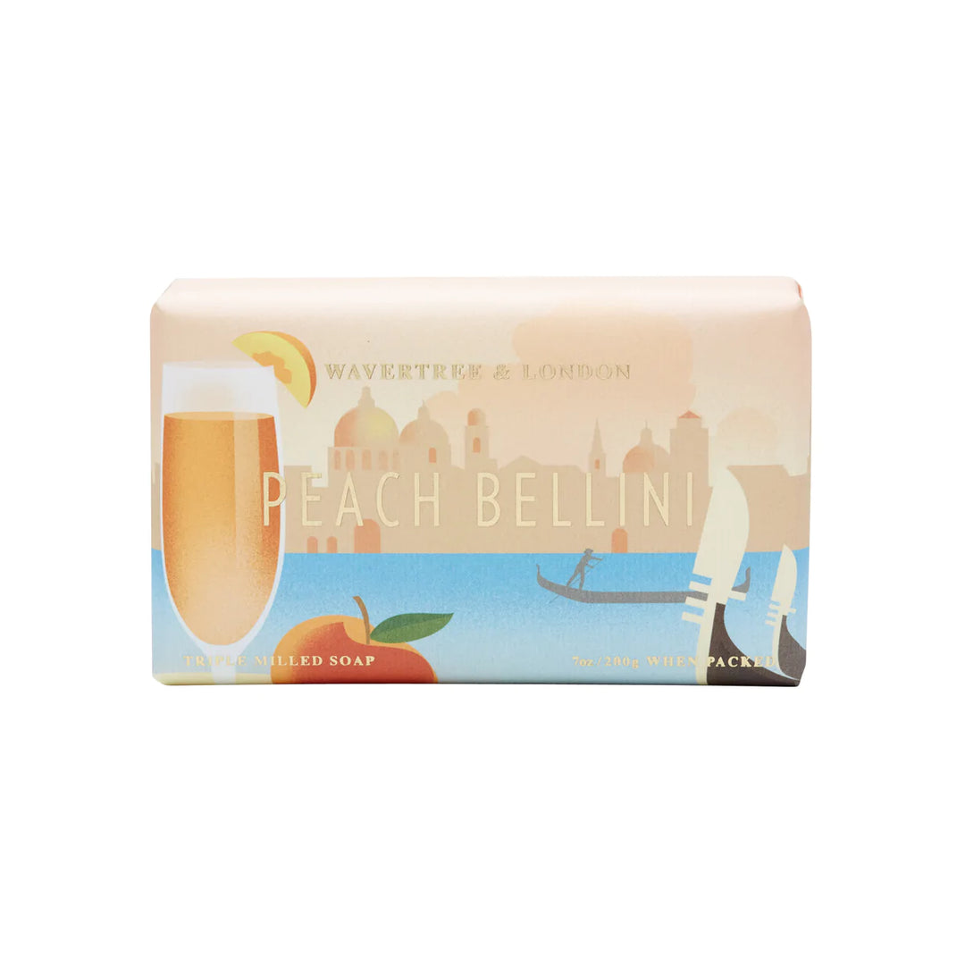 Peach Bellini cocktail Soap soap Wavertree & London   