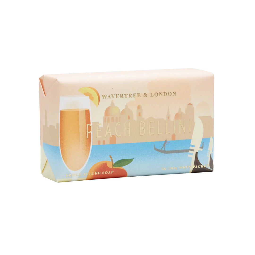 Peach Bellini cocktail Soap soap Wavertree & London   