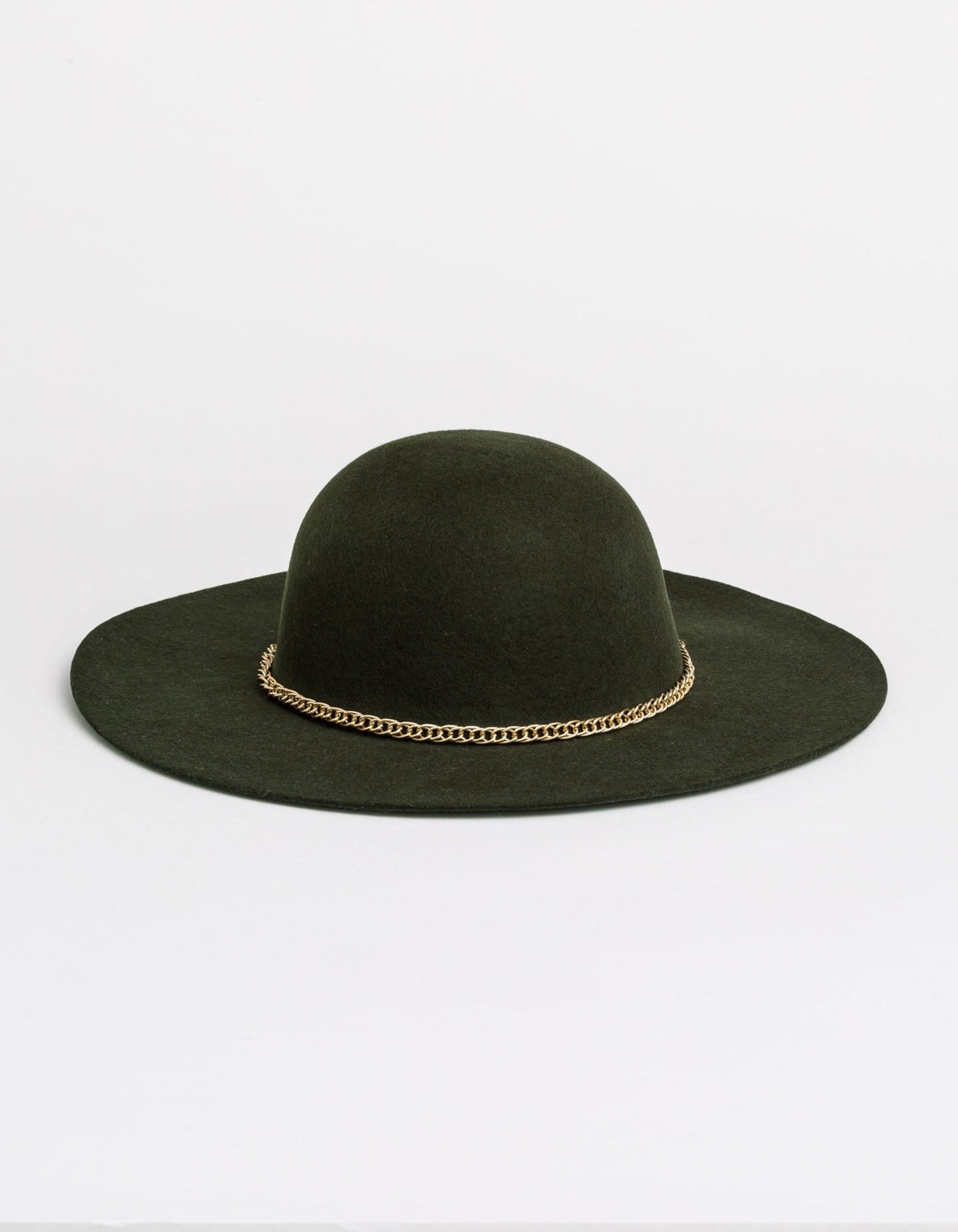 Wool Fedora Hat - Olive Hat / Beanie Stella and Gemma