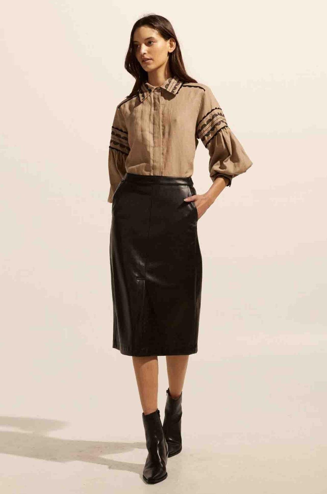 Zoe Kratzmann Halt Skirt - Black skirt Zoe Kratzmann